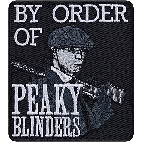 BY ORDER OF PEAKY BLINDERS Aufnäher mit Stickerei | Serien Fanartikel Aufbügler Applikation zum annähen/aufbügeln Peaky Blinders Geschenk Patch für alle Stoffe | 80x90mm BY ORDER OF PEAKY BLINDERS Aufnäher mit Stickerei | Serien Fanartikel Aufbügler Applikation zum annähen/aufbügeln Peaky Blinders Geschenk Patch für alle Stoffe | 80x90mm von EXPRESS-STICKEREI