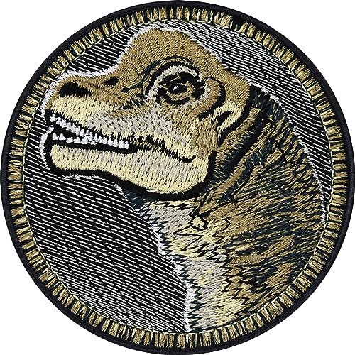 Dinosaurier Figuren Aufnäher Kinder Patch Brachiosaurus Bild Patch zum aufnähen | Dinosaurier Bügelbilder für Textilien Kinder Flicken zum aufbügeln | 75x75mm Dinosaurier Figuren Aufnäher Kinder Patch Brachiosaurus Bild Patch zum aufnähen | Dinosaurier Bügelbilder für Textilien Kinder Flicken zum aufbügeln | 75x75mm von EXPRESS-STICKEREI