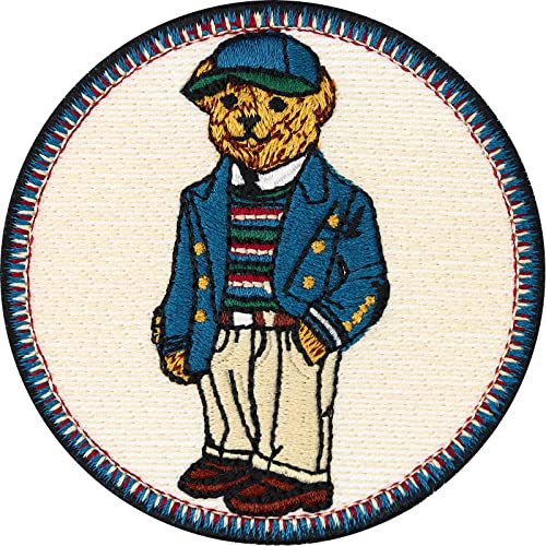 Teddybär Aufnäher/Aufbügler süßer Teddy Bär Patch zum annähen/aufbügeln | Kinder Aufkleber Jeans Flicken für Kinder | Schulstart Geschenk für Schulrucksack | 75x75mm Teddybär Aufnäher/Aufbügler süßer Teddy Bär Patch zum annähen/aufbügeln | Kinder Aufkleber Jeans Flicken für Kinder | Schulstart Geschenk für Schulrucksack | 75x75mm von EXPRESS-STICKEREI