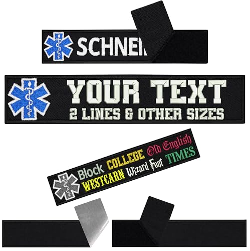 Klett Patch personalisiert Namensschilder für Kleidung Sanitäter Patch Tactical Morale Patches | Patch Klett Militär Aufnäher Namensschild Klett Militär Rucksack Patch | 125x25mm Klett Patch personalisiert Namensschilder für Kleidung Sanitäter Patch Tactical Morale Patches | Patch Klett Militär Aufnäher Namensschild Klett Militär Rucksack Patch | 125x25mm von EXPRESS-STICKEREI