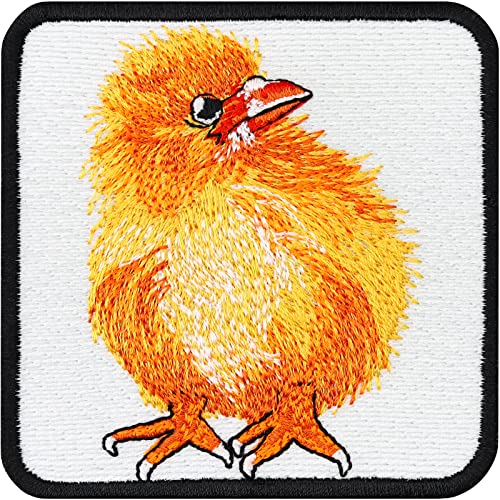 Küken Aufnäher heimische Tiere Haushuhn Baby Aufbügler gestickt zum annähen/aufbügeln | Babyvogel Patch | Hühnerküken bunte Bügelbilder Bauernhoftiere Applikation für Jeans Flicken | 75x75mm Küken Aufnäher heimische Tiere Haushuhn Baby Aufbügler gestickt zum annähen/aufbügeln | Babyvogel Patch | Hühnerküken bunte Bügelbilder Bauernhoftiere Applikation für Jeans Flicken | 75x75mm von EXPRESS-STICKEREI