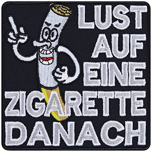 Lust auf eine Zigarette danach? Zigaretten Spruch - After Sex Aufnäher Aufbügler Zigaretten Patch zum annähen/aufbügeln | Geburtstag Geschenk für besten Freund | 90x90mm Lust auf eine Zigarette danach? Zigaretten Spruch - After Sex Aufnäher Aufbügler Zigaretten Patch zum annähen/aufbügeln | Geburtstag Geschenk für besten Freund | 90x90mm von EXPRESS-STICKEREI