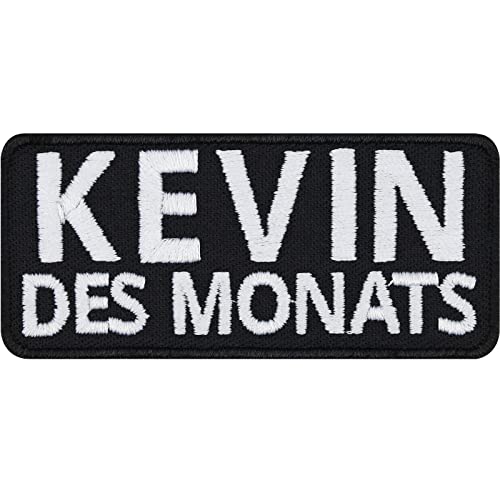 Lustiger Bundeswehr Aufnäher | Kevin des Monats | Tactical Morale Patch zum annähen/aufbügeln | Aufbügler bestickt Militär Sticker Applikation für alle Stoffe | 70x30mm von EXPRESS-STICKEREI