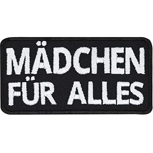 Lustiger Spaß Patch "Mädchen für alles" Tactical Morale Aufnäher mit Spruch bestickt Militär Bügelbild Spaß Geschenk Applikation zum annähen/aufbügeln | 70x35mm von EXPRESS-STICKEREI