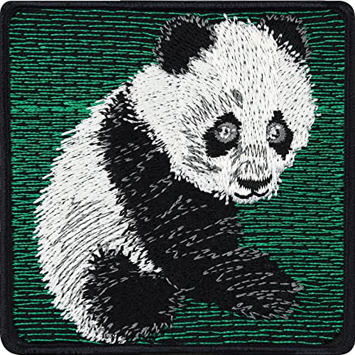 Panda Baby Aufnäher Pandabär China Wildlife Aufbügler Gesticktes Kunstwerk Save The Earth Emblem Geschenke Kinder Artenschutz Umweltschutz Naturfreunde Bügelbild zum annähen/aufbügeln - 70x70mm Panda Baby Aufnäher Pandabär China Wildlife Aufbügler Gesticktes Kunstwerk Save The Earth Emblem Geschenke Kinder Artenschutz Umweltschutz Naturfreunde Bügelbild zum annähen/aufbügeln - 70x70mm von EXPRESS-STICKEREI
