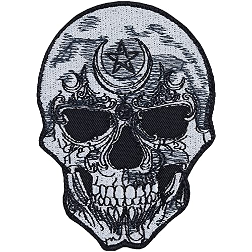 Patch Skull (Skull Head 2) von EXPRESS-STICKEREI