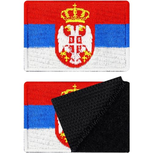 Patches Klett Serbien | Klett Patch Serbia hook and loop Patch Velkro, Klett Patch, Militär Patch mit Klettverschluss Tactical Morale Patches mit Klett | 40x60mm Patches Klett Serbien | Klett Patch Serbia hook and loop Patch Velkro, Klett Patch, Militär Patch mit Klettverschluss Tactical Morale Patches mit Klett | 40x60mm von EXPRESS-STICKEREI