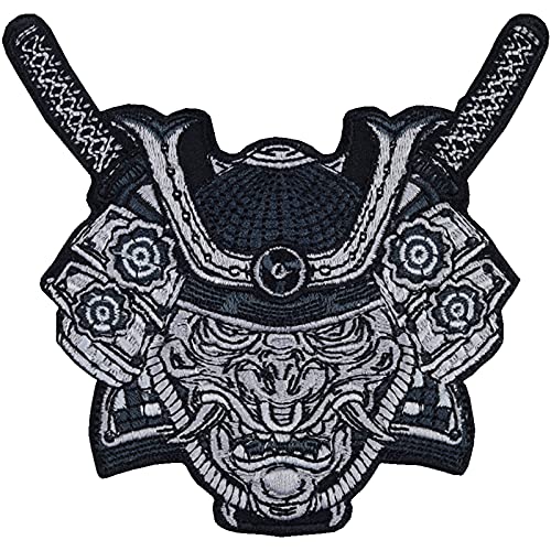 Samurai Warrior Aufnäher Japan Aufbügler Anime Patch japanische Geschichte Bügelbilder Samurai Krieger | Kampfsport Applikation für Jacke/Weste/Jeans/Kimono | 105x100mm Samurai Warrior Aufnäher Japan Aufbügler Anime Patch japanische Geschichte Bügelbilder Samurai Krieger | Kampfsport Applikation für Jacke/Weste/Jeans/Kimono | 105x100mm von EXPRESS-STICKEREI