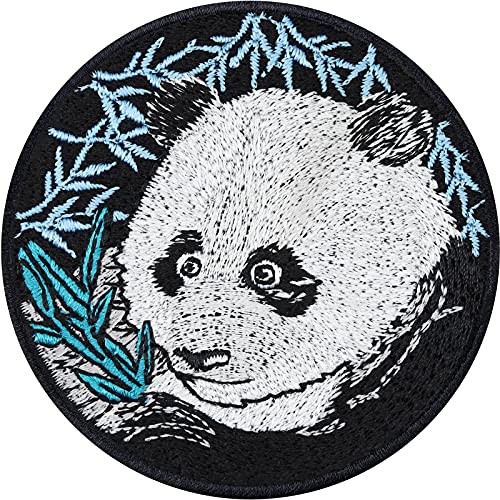 Save The Earth Panda Aufnäher Pandabär China Wildlife Aufbügler Gesticktes Kunstwerk Kinder Geschenk Umweltschutz Naturfreunde Aufkleber Bügelbild Applikation annähen/aufbügeln 70x70mm Save The Earth Panda Aufnäher Pandabär China Wildlife Aufbügler Gesticktes Kunstwerk Kinder Geschenk Umweltschutz Naturfreunde Aufkleber Bügelbild Applikation annähen/aufbügeln 70x70mm von EXPRESS-STICKEREI