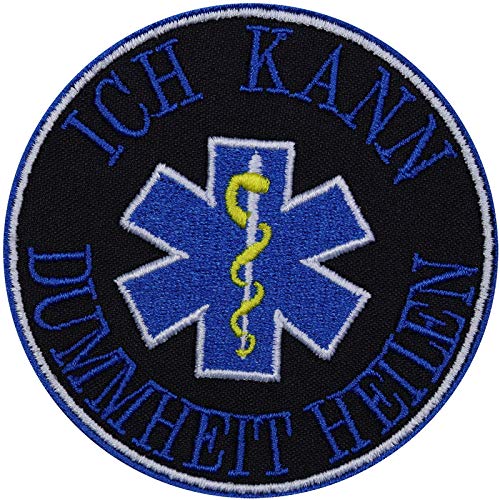 Tactical Morale Patch "Ich kann Dummheit heilen" Aufbügler taktischer Morale Aufnäher Krankenschwester Bügelbilder Militär Sticker Arzt Applikation für Uniform | 80x80mm Tactical Morale Patch "Ich kann Dummheit heilen" Aufbügler taktischer Morale Aufnäher Krankenschwester Bügelbilder Militär Sticker Arzt Applikation für Uniform | 80x80mm von EXPRESS-STICKEREI