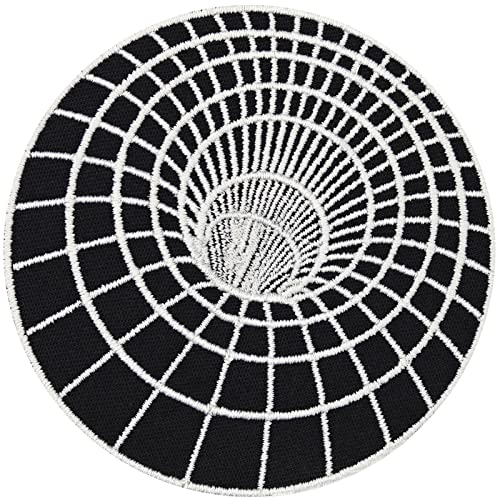 Wurmloch Aufnäher/Aufbügler schwarzes Loch Patch Black Hole Sticker zum annähen/aufbügeln | Raum & Zeit Applikation Universum | Patch für alle Stoffe | 80x80mm Wurmloch Aufnäher/Aufbügler schwarzes Loch Patch Black Hole Sticker zum annähen/aufbügeln | Raum & Zeit Applikation Universum | Patch für alle Stoffe | 80x80mm von EXPRESS-STICKEREI