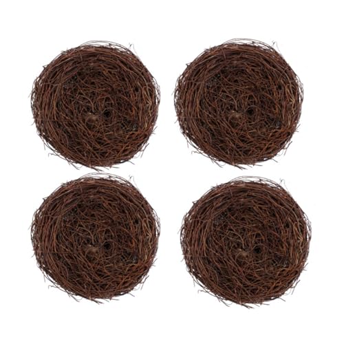 EXQIOUR Elegante dekorative Oster-Vogelnester, natürlicher Zweig, Oster-Vogelnester, Dekoration für kreative Festival-Dekorationen, saisonale Fensterdekoration von EXQIOUR