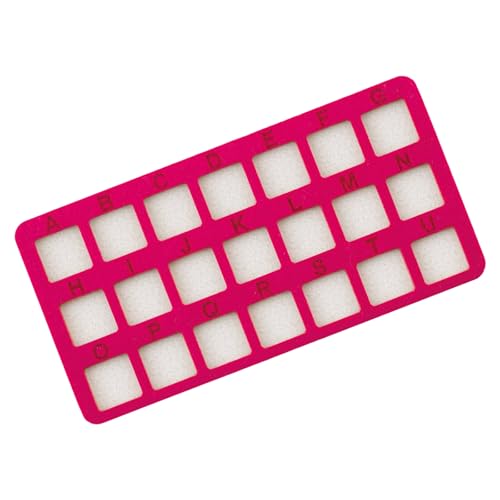 Ergonomische, rutschfeste Bastelmatte mit 21 Abschnitten, Schmuckkreation, geeignet für Perlenaufbewahrung und handgefertigte Schmuckprojekte, tragbare Perlenaufbewahrung Ergonomische, rutschfeste Bastelmatte mit 21 Abschnitten, Schmuckkreation, geeignet für Perlenaufbewahrung und handgefertigte Schmuckprojekte, tragbare Perlenaufbewahrung von EXQIOUR