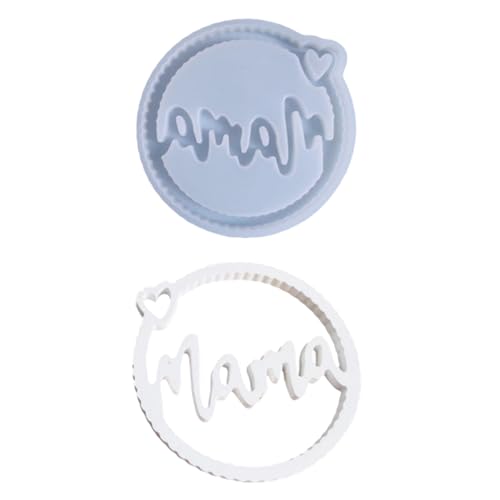 MAM Buchstaben-Silikonformen für Epoxidharz, Bastelseife, Muttertagsgeschenk, Gips-Silikonformen für Dekoration, Bastelwerkzeug von EXQIOUR