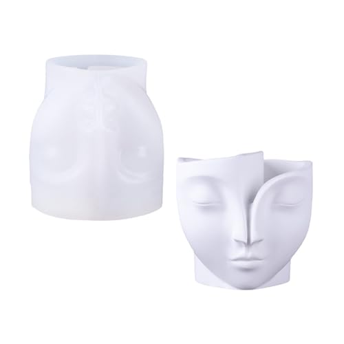 Runde Form für Übertopf aus Silikon, für Beton, Epoxidharz, Ton, handgefertigt, Heimdekoration, Kunstharz, Bastelform von EXQIOUR