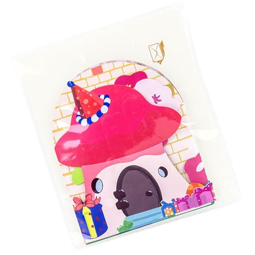 Stabile Katzen Popup Geburtstagskarte, Grußkarte, Dekoration für Kinder, ideal für Familienfeiern und Veranstaltungen, Katzenliebhaber, Geschenk von EXQIOUR