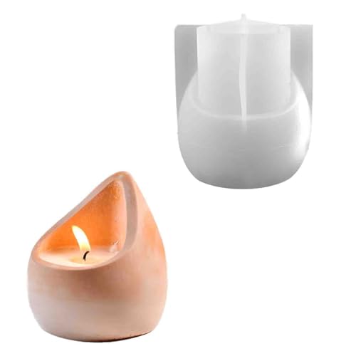 Teardrops Silikon-Tassenformen, Epoxidharz für Behälter, Süßigkeitengläser, Pflanzgefäß, Zement-Ton-Formen Teardrops Silikon-Tassenformen, Epoxidharz für Behälter, Süßigkeitengläser, Pflanzgefäß, Zement-Ton-Formen von EXQIOUR