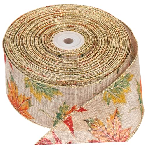 EXQUIMEUBLE 1 Rolle Yards Cuttable Multi Funktional Geschenkband mit Drahtkante für Diy Bastelprojekte Hochzeitsdekoration und Partys Vielseitiges Verpackungsband EXQUIMEUBLE 1 Rolle Yards Cuttable Multi Funktional Geschenkband mit Drahtkante für Diy Bastelprojekte Hochzeitsdekoration und Partys Vielseitiges Verpackungsband von EXQUIMEUBLE
