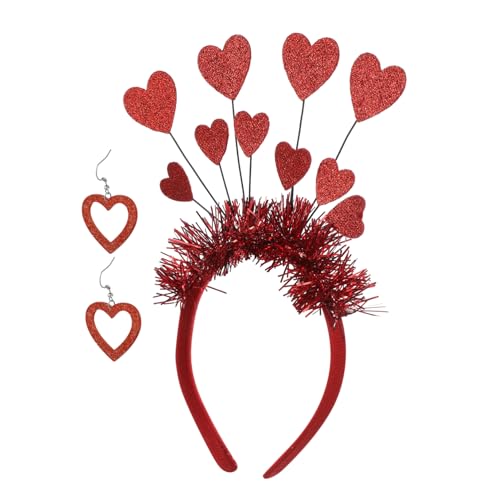 EXQUIMEUBLE 1 Satz Sonnenbrille zum Valentinstag Herzkostüm für Erwachsene herz haarbänder Amor Kostüm Damen Amor-Kostümzubehör Valentinstags-Stirnbänder für Frauen Plastik rot EXQUIMEUBLE 1 Satz Sonnenbrille zum Valentinstag Herzkostüm für Erwachsene herz haarbänder Amor Kostüm Damen Amor-Kostümzubehör Valentinstags-Stirnbänder für Frauen Plastik rot von EXQUIMEUBLE