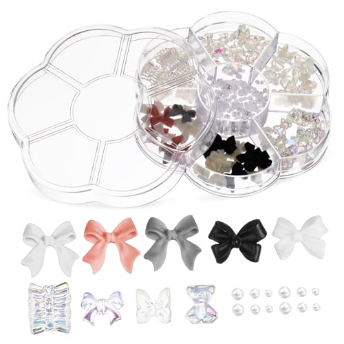 EXQUIMEUBLE 1 Schachtel Nail-art-schleife Bogen-nagel-charms Reiz Girly Für Bunt Bögen Charme Dekorationen Klein Geformt Maniküre-dekore Nagel Charms Kit Süße Nagelanhänger Nagelschleifen Harz EXQUIMEUBLE 1 Schachtel Nail-art-schleife Bogen-nagel-charms Reiz Girly Für Bunt Bögen Charme Dekorationen Klein Geformt Maniküre-dekore Nagel Charms Kit Süße Nagelanhänger Nagelschleifen Harz von EXQUIMEUBLE
