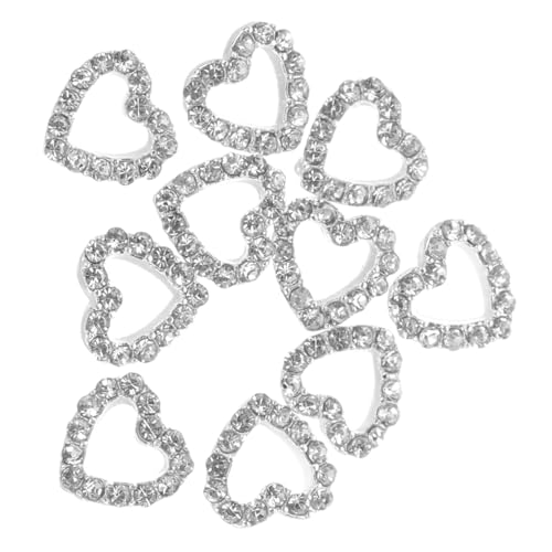EXQUIMEUBLE 10 Stück Nail-art-zubehör Nagelkunstzubehör Nageldekore Für Damennägel Nagelanhänger Für Nagelkunst Nagel Charms Nagelperlen Nagelanhänger Für Nägel Zinklegierung von EXQUIMEUBLE