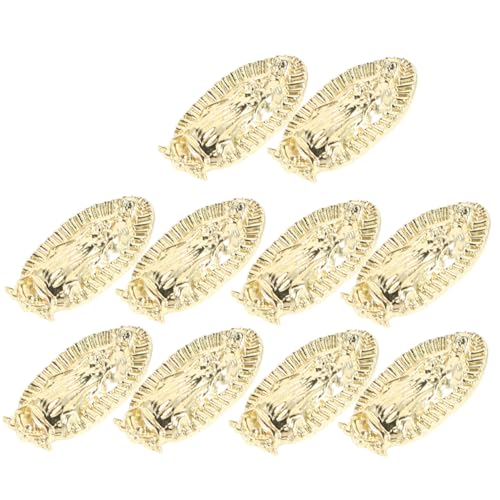 EXQUIMEUBLE 10 Stück Nail-art-zubehör Zaubernägel Halskette „unsere Dame Von Guadalupe“. Make -up -strasssteine Nagelkettenanhänger Strasssteine für Nägel Maria Halskette Golden Metall EXQUIMEUBLE 10 Stück Nail-art-zubehör Zaubernägel Halskette „unsere Dame Von Guadalupe“. Make -up -strasssteine Nagelkettenanhänger Strasssteine für Nägel Maria Halskette Golden Metall von EXQUIMEUBLE
