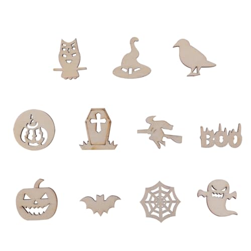 EXQUIMEUBLE 100 Stück Teiliges Halloween Holzplättchen Hohlgeschnittene Graffiti Holzscheiben DIY Basteln Holzdekoration Kreative Handgemachte Anhänger für Party und Wohnaccessoires EXQUIMEUBLE 100 Stück Teiliges Halloween Holzplättchen Hohlgeschnittene Graffiti Holzscheiben DIY Basteln Holzdekoration Kreative Handgemachte Anhänger für Party und Wohnaccessoires von EXQUIMEUBLE