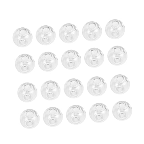EXQUIMEUBLE 100 Stück Transparente Glaskugeln mit Geradem Loch Hohlkugel Schmuckzubehör für DIY Ohrringe Armbänder Halsketten Perlen Auffädeln Basteln Langlebiges Glasmaterial EXQUIMEUBLE 100 Stück Transparente Glaskugeln mit Geradem Loch Hohlkugel Schmuckzubehör für DIY Ohrringe Armbänder Halsketten Perlen Auffädeln Basteln Langlebiges Glasmaterial von EXQUIMEUBLE