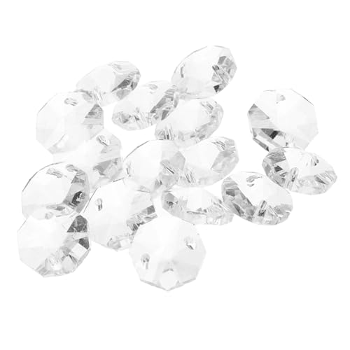 EXQUIMEUBLE 100Stücke Facettierte Glasperlen Transparente Anhänger für DIY Schmuckherstellung Vielseitige Dekorationen für Bastelprojekte und Kreative Designs EXQUIMEUBLE 100Stücke Facettierte Glasperlen Transparente Anhänger für DIY Schmuckherstellung Vielseitige Dekorationen für Bastelprojekte und Kreative Designs von EXQUIMEUBLE