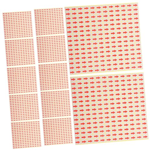 EXQUIMEUBLE 2700 Stück Kleine Rote Richtung aufkleber Selbstklebend Unqualifizierte Markierungsetiketten Schnelle Anwendung Vielseitig für Büro Schule Lager EXQUIMEUBLE 2700 Stück Kleine Rote Richtung aufkleber Selbstklebend Unqualifizierte Markierungsetiketten Schnelle Anwendung Vielseitig für Büro Schule Lager von EXQUIMEUBLE