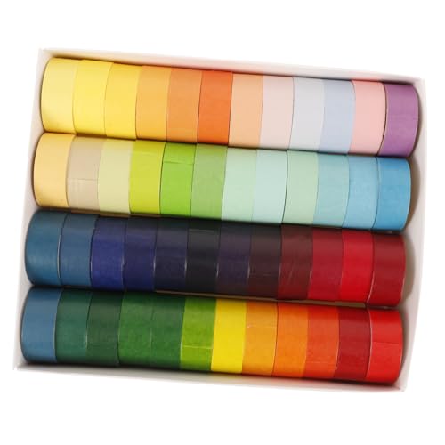 EXQUIMEUBLE 48 Rollen Teiliges Washi Tape Buntes Dekoratives Klebeband DIY Scrapbook Klebebänder für Tagebuch Fotoalbum Geschenkverpackung Vielseitig Verwendbar EXQUIMEUBLE 48 Rollen Teiliges Washi Tape Buntes Dekoratives Klebeband DIY Scrapbook Klebebänder für Tagebuch Fotoalbum Geschenkverpackung Vielseitig Verwendbar von EXQUIMEUBLE