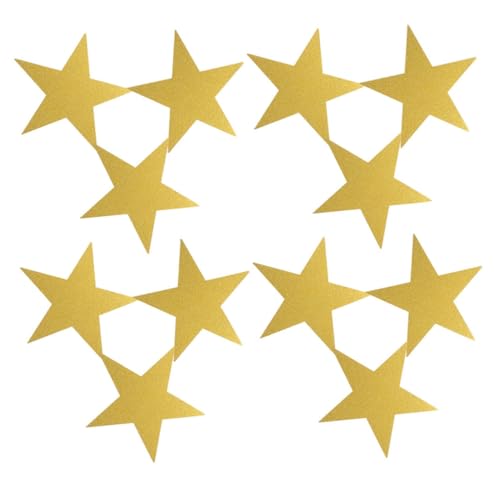 EXQUIMEUBLE 48stücke Ausgeschnittene Papiersterne Mit Ausschnitten Für Pinnwand-dekorationen Partyzubehör Und Bastelarbeiten Glitzernde Sternausschnitte Für Junge Mädchen Und Erwachsene von EXQUIMEUBLE