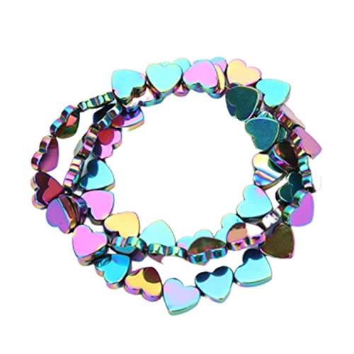 EXQUIMEUBLE 50 Stück Farbige Hohle Herzform Perlen aus Natürlichem Hämatit Kreative DIY Schmuckherstellung Zubehör für Armband Halskette Basteln Geschenkideen EXQUIMEUBLE 50 Stück Farbige Hohle Herzform Perlen aus Natürlichem Hämatit Kreative DIY Schmuckherstellung Zubehör für Armband Halskette Basteln Geschenkideen von EXQUIMEUBLE