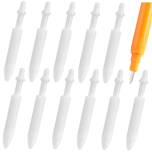 EXQUIMEUBLE 50 Stück Teiliges Marker Stift Ersatzspitzen Nylon Malstift Nibs für Acrylfarbenmarker Langlebig Praktisch für Künstler und Hobbyanwender von EXQUIMEUBLE