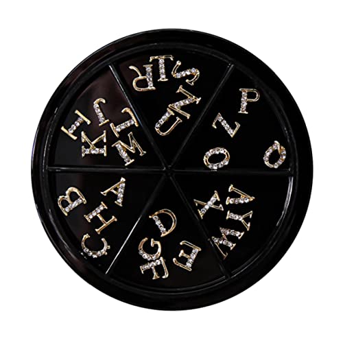 EXQUIMEUBLE 52Stücke Teiliges Nail Art Charm aus Legierung mit DIY Nageldesign Dekorationen für Maniküre für Zuhause Salon Langlebig und Sicher von EXQUIMEUBLE
