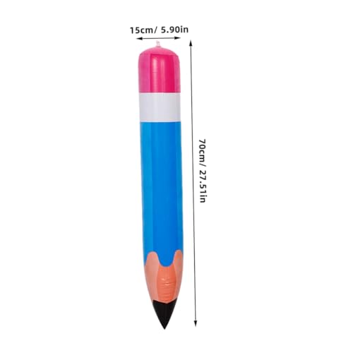 EXQUIMEUBLE 7 Stück Teiliges Aufblasbares Bleistift Große PVC Schulanfangsdekoration Bunte Jumbo Bleistifte für Klassenzimmer Einfache Aufhängung Auffällige Party und Schulwanddeko EXQUIMEUBLE 7 Stück Teiliges Aufblasbares Bleistift Große PVC Schulanfangsdekoration Bunte Jumbo Bleistifte für Klassenzimmer Einfache Aufhängung Auffällige Party und Schulwanddeko von EXQUIMEUBLE