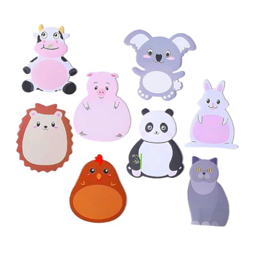 EXQUIMEUBLE 8 Haftnotizen Klebestreifen Notizblock Süß Süße Schulsachen Seitenmarkierungen Nette Notizpolster Lustige Memo -pads Haftnotizblock Mit Tiermotiv Kawaii Schulmaterial Papier EXQUIMEUBLE 8 Haftnotizen Klebestreifen Notizblock Süß Süße Schulsachen Seitenmarkierungen Nette Notizpolster Lustige Memo -pads Haftnotizblock Mit Tiermotiv Kawaii Schulmaterial Papier von EXQUIMEUBLE