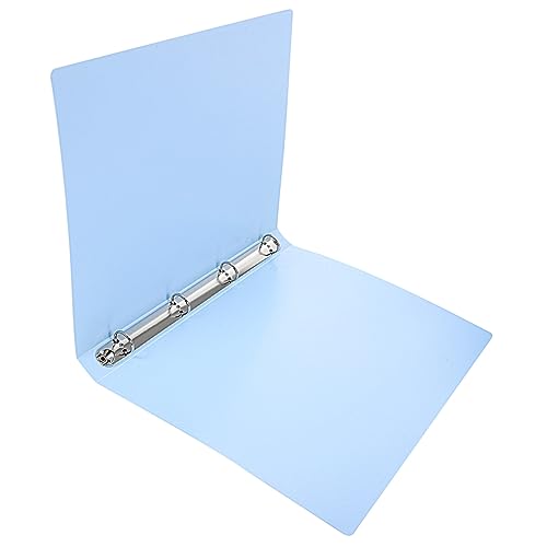EXQUIMEUBLE Dokumentenordner mit Mechanik Langlebiger Ordner mit Metallklammern Verschleißfest und Schmutzabweisend für Schule Büro und Musiknoten Farbe Blau von EXQUIMEUBLE
