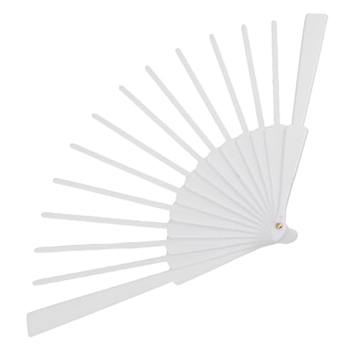 EXQUIMEUBLE Faltbarer Handfächerrahmen aus Robustem Material Tragbar und Vielseitig für DIY Bastelarbeiten Dekorationen und Events Faltbarer Fächerknochen für Langlebige Elegante Handfächer von EXQUIMEUBLE