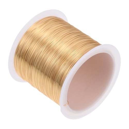 EXQUIMEUBLE Flexibler Kupferdraht für Schmuckherstellung DIY Basteldraht Beading Wire String für Armband Halskette Haarspange Langlebig Rostfrei Vielseitig Einsetzbar EXQUIMEUBLE Flexibler Kupferdraht für Schmuckherstellung DIY Basteldraht Beading Wire String für Armband Halskette Haarspange Langlebig Rostfrei Vielseitig Einsetzbar von EXQUIMEUBLE