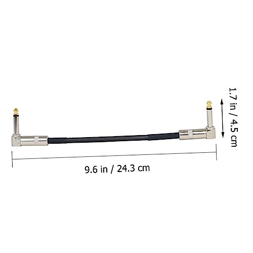 EXQUIMEUBLE Gitarreneffektkabel Metallstecker Robustes Patchkabel Stromversorgung Gitarrenpedal Langlebig PVC Material für Musiker Zubehör EXQUIMEUBLE Gitarreneffektkabel Metallstecker Robustes Patchkabel Stromversorgung Gitarrenpedal Langlebig PVC Material für Musiker Zubehör von EXQUIMEUBLE