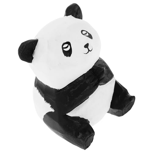 EXQUIMEUBLE Holz Panda Figur Niedliche Holzdekoration Tischornament Für Zuhause Und Büro Robustes Design Als Für Panda-Liebhaber Einzigartiges Holzornament EXQUIMEUBLE Holz Panda Figur Niedliche Holzdekoration Tischornament Für Zuhause Und Büro Robustes Design Als Für Panda-Liebhaber Einzigartiges Holzornament von EXQUIMEUBLE
