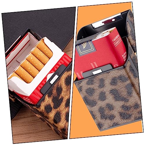 EXQUIMEUBLE Leopard Zigarettenetui Kunststoff Schutzbox mit Magnetverschluss Stoßfest Kompakt Leicht und Tragbar für Sicheren Tabaktransport und Feuchtigkeitsschutz EXQUIMEUBLE Leopard Zigarettenetui Kunststoff Schutzbox mit Magnetverschluss Stoßfest Kompakt Leicht und Tragbar für Sicheren Tabaktransport und Feuchtigkeitsschutz von EXQUIMEUBLE