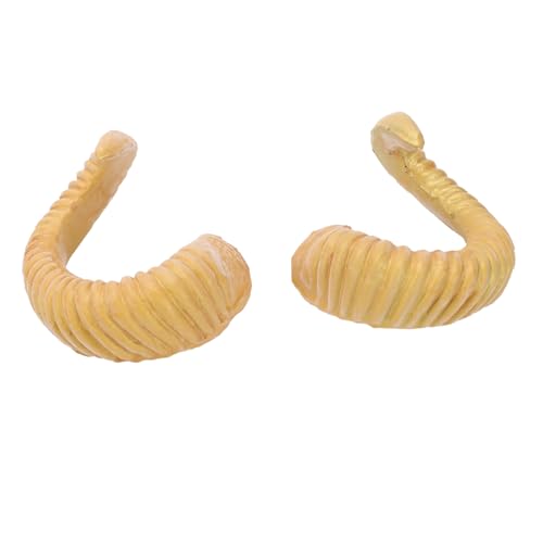 EXQUIMEUBLE Schafhorn Stirnband Dekoration Halloween Kopfschmuck Halloween Horn Stirnbänder Schwarzes Stirnband Party Kopfschmuck von EXQUIMEUBLE