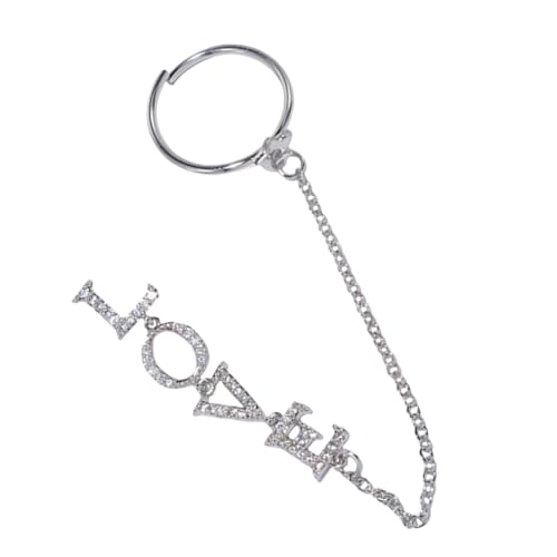 EXQUIMEUBLE Zircon Love Nagelkette mit Ring Silberne Maniküre Charms Eleganter Nagelschmuck für Stilvolle Nail Art Dekoratives Ornament für Besondere Anlässe und Geschenkideen EXQUIMEUBLE Zircon Love Nagelkette mit Ring Silberne Maniküre Charms Eleganter Nagelschmuck für Stilvolle Nail Art Dekoratives Ornament für Besondere Anlässe und Geschenkideen von EXQUIMEUBLE
