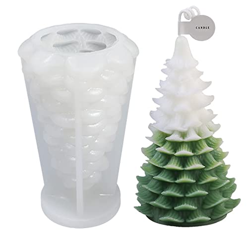 EXQULEG 3D Silikonform Weihnachtsbaum Kerzenform Kerzengießform Silikonformen Kerzenformen Zum Gießen,DIY Silikon Kerzen Gießform für die Herstellung von Kerzen, Aromasteinen EXQULEG 3D Silikonform Weihnachtsbaum Kerzenform Kerzengießform Silikonformen Kerzenformen Zum Gießen,DIY Silikon Kerzen Gießform für die Herstellung von Kerzen, Aromasteinen von EXQULEG