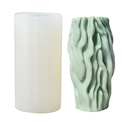 EXQULEG Kerzen Silikonform, Geometrische Travertinsäule Wassermuster Kerzenform 3D Kerzen-Gießform,Kerzenform zum Gießen,für modernes Design Handwerk Heimdekorationen, Duftkerze EXQULEG Kerzen Silikonform, Geometrische Travertinsäule Wassermuster Kerzenform 3D Kerzen-Gießform,Kerzenform zum Gießen,für modernes Design Handwerk Heimdekorationen, Duftkerze von EXQULEG