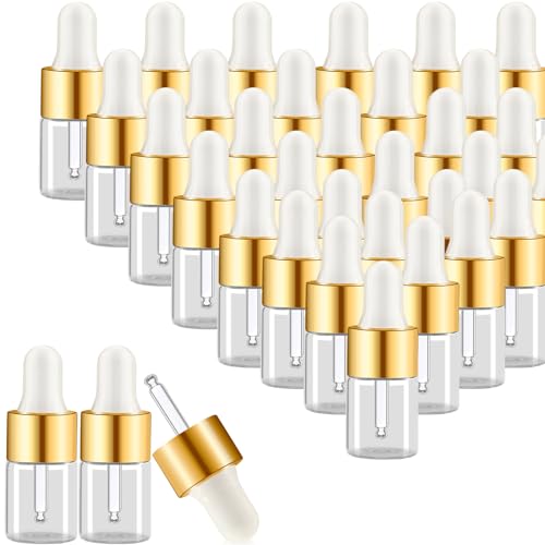EXTRAPINS 100 Stück Mini Pipettenflasche,2 ml Transparente Glasflasche mit Tropfpipette,Probenbehälter für Ätherisches Öl Aromatherapie Massage Nagelpflegeöl, Duftöl Probe EXTRAPINS 100 Stück Mini Pipettenflasche,2 ml Transparente Glasflasche mit Tropfpipette,Probenbehälter für Ätherisches Öl Aromatherapie Massage Nagelpflegeöl, Duftöl Probe von EXTRAPINS
