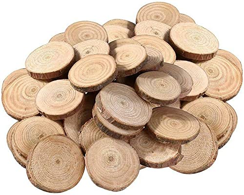20 Holzscheiben runde Scheiben Baumrinde Holzkreise 5-6 cm DIY Handwerk von EXTREMEGRIPPRO