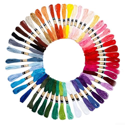 50 Farben DIY Stickgarn weiches Milch-Baumwollgarn zum Basteln von Pullovern, Mützen, Handschuhen und mehr 50 Farben DIY Stickgarn weiches Milch-Baumwollgarn zum Basteln von Pullovern, Mützen, Handschuhen und mehr von EXTRWORY